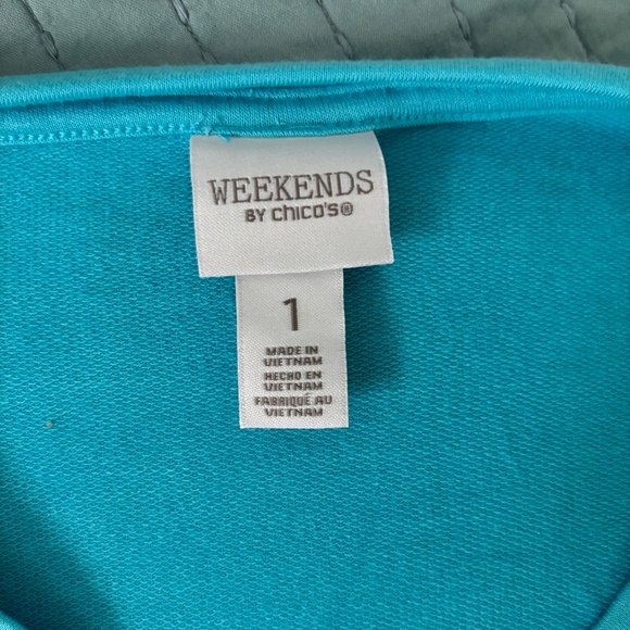 NWT Chicos Weekends V-Neck Tunic Sz M - Picture 3 of 6